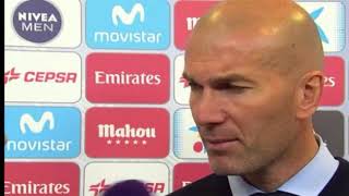 تصريح زين الدبن زيدان: اسباب خسارة الكلاسيكو Zinedine Zidane: Reasons for losing the Clasico