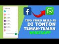 CARA SHARE LINK VIDEO REELS FACEBOOK KE WHATSAPP