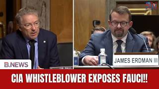 CIA WHISTLEBLOWER EXPOSES FAUCI AND LAB LEAK COVER-UP IN SENATE