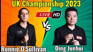 Ronnie O'Sullivan vs Ding Junhui UK Championship 2023 Final Live Match HD Session 2