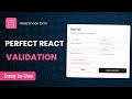 React js Form Validation tutorial | React Hook Form Advance Usages