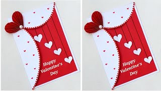 Cute and Beautiful Valentine's day card/Happy Valentine's Day Greeting card 2023/DIY Love card