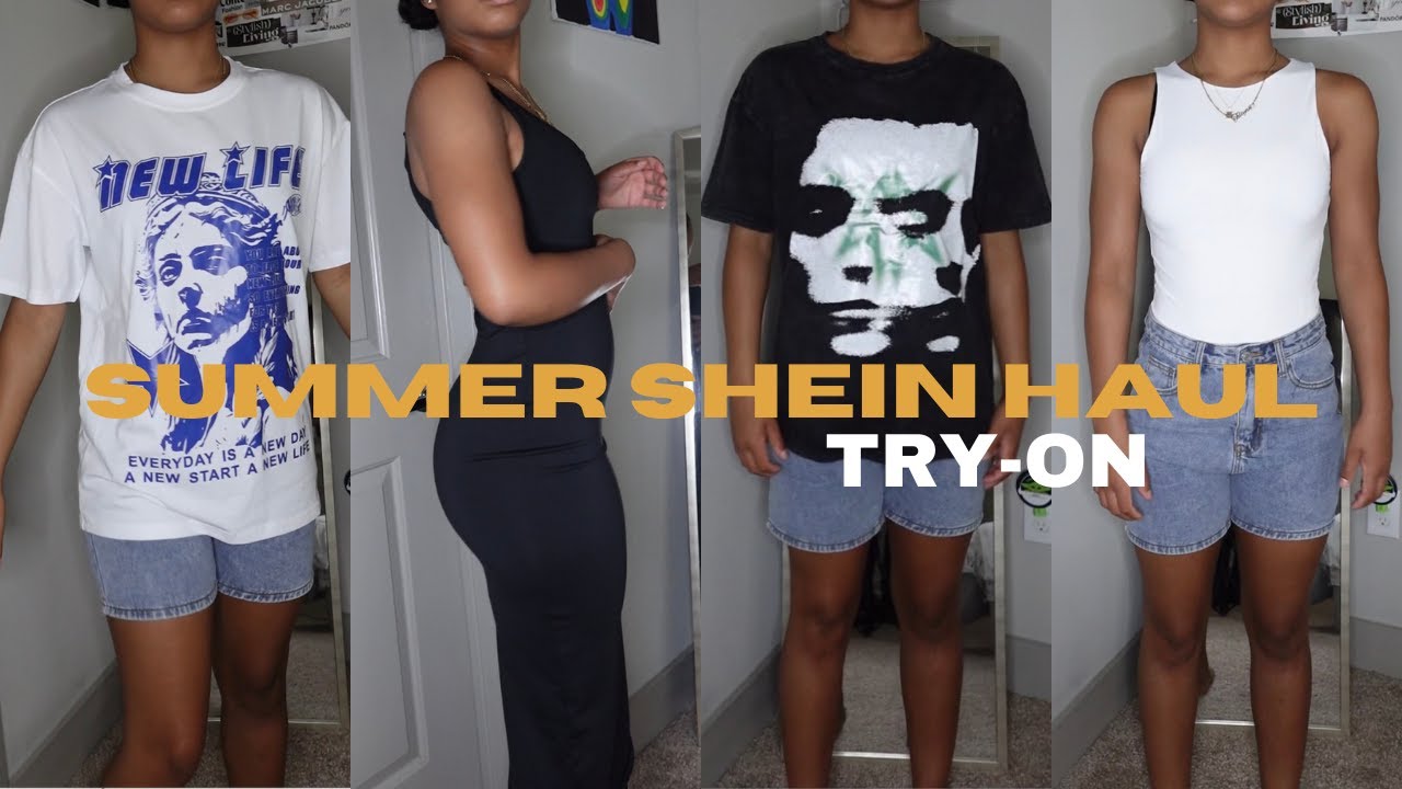 Huge Shein Summer Try On Haul Youtube