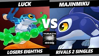 Wrath 2025 TOP 8 - Luck (Ranno) Vs. MajinMiku (Orcane) Rivals of Aether II - RoA2