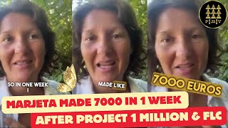 Marjeta closed 7000 euros within 1 week of attending Project 1 Million \u0026 FLC