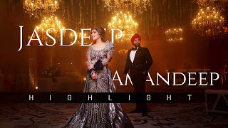 Jasdeep \u0026 Amandeep  | Shagun Highlight | Charanjit Lagah Photography | 2021