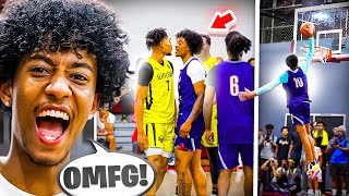 I GOT THE #1 RANKED PLAYER IN THE COUNTRY ON MY AAU TEAM \u0026 THINGS GOT HEATED!