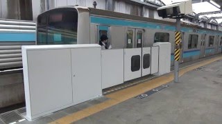 東京メトロ東西線妙典駅　大開口ホームドア試験(稼働時)