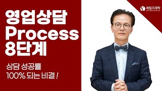 #마케팅 #상담기법 #영업교육  상담은 Process 8단계가 가장 중요하다 ㅡ 서두르기 때문에 실패하는 것이다