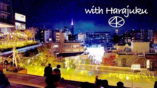 4K ウィズ原宿イルミネーションと竹下通り Japan,Tokyo with Harajuku illumination Takeshita St