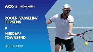 Roger-Vasselin/Flipkens v Murray/Townsend Highlights | Australian Open 2023 First Round