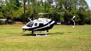 GPD's Bell OH-58 Helicopter, N911GV full Startup and Takeoff