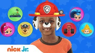 Play Junior Dress Up w/ PAW Patrol, Blaze & Bubble Guppies 🐠 Ep. 1 | Nick Jr.