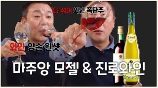 와인 이렇게 마셔도 되나요?ㅣ마주앙 모젤, 진로 와인ㅣ국산 와인 리뷰