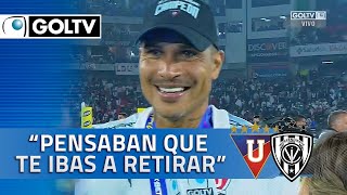 PAOLO GUERRERO habla TRAS GANAR UN DOBLETE HISTORICO | LDU 1-1 IDV  (3-0) | LigaPro 2023