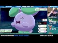 ayy shiny whismur at 453 encounters live reaction pokemon shield isle of armor