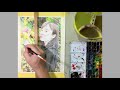 【 58】water color 透明水彩を用いた人物画●写実風●