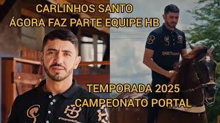 CARLINHOS SANTOS ÁGORA FAZ PARTE NOVA EQUIPE HB VAQUEJADA