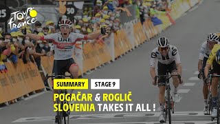 #TDF2020 - Stage 9 - Pogačar \u0026 Roglič: takes it all !