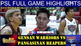 GENSAN WARRIORS vs PANGASINAN REAPERS | FULL GAME HIGHLIGHTS PRESIDENT’S CUP 2025 | JAN. 17, 2025