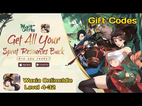 Wuxia Online:Idle GamePlay Gift Codes Android [Level 4-1 to 4-32]
