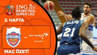BSL 3. Hafta Özet | Büyükçekmece Basketbol 81-71 Türk Telekom
