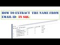 How to split the string in SQL|| SQL interview Question||SQL