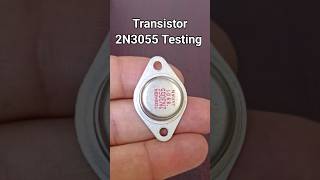 How to test transistor 2n3055 with multimeter