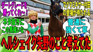 【競馬の反応集】「ごめん、ヘルシェイク矢野のこと考えてた」に対する視聴者の反応集