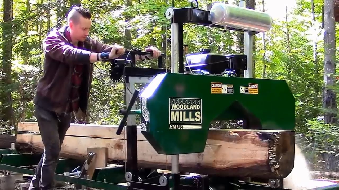 Portable Sawmills- Are They Worth The Money?- Woodland Mills HM126 ...