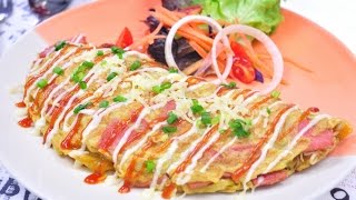 ไข่เจียวมาม่า - มาม่าออมเล็ต Noodle Omelette