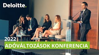 Adóváltozások 2022 konferencia | Deloitte Magyarország