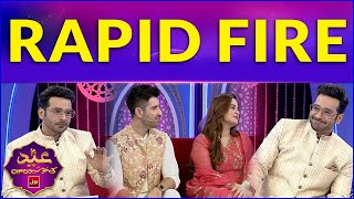 Rapid Fire | Faysal Quraishi | Eid Ki Khushiyon Mein BOL |  Eid Day 1 | BOL Entertainment
