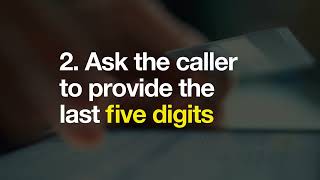 Three simple steps to avoid being scammed