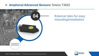 Amphenol Advanced Sensors Telaire IP65 T3022 CO2 Sensors — New Product Brief | Mouser Electronics