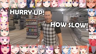 Hololive Girls Reaction To Rude Customer (I Am Part-Time Worker)