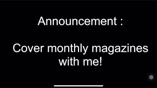 Announcement : Monthly Magazines on YouTube!