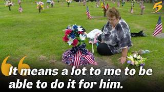 Millington woman decorates veteran’s grave for ill neighbor on Memorial Day