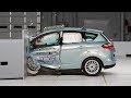 2014 Ford C-Max Hybrid driver-side small overlap IIHS crash test