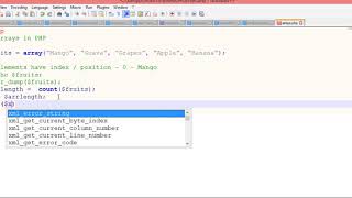 PHP Tutorial - Single Dimension Arrays in PHP