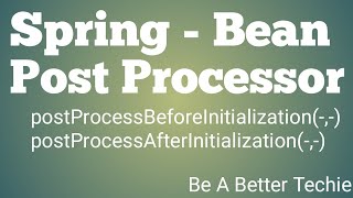 spring BeanPostProcessor