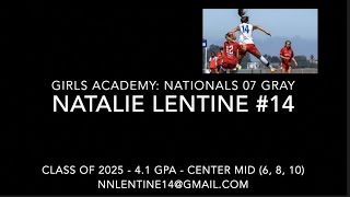 Natalie Lentine - Highlight Video