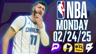 🏀 BEST NBA PICKS FOR MONDAY | 02/24/25 | BASKETBALL TODAY | #PRIZEPICKS | #UNDERDOG | #BETR