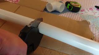 Using Ratcheting PVC Cutter