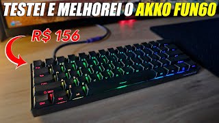 O TECLADO MAGNÉTICO MAIS BARATO DO ALIEXPRESS! Review Akko Fun60 Pro Wired