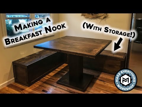 Making a Breakfast Nook ( With Storage)! Making a Breakfast Nook ( With Storage)!