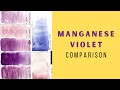 Manganese Violet PV16 Brands Comparison: an underrated watercolor?