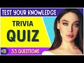 ⭐General Knowledge Quiz | Mixed Knowledge | Trivia Quiz