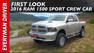 Here's the 2016 RAM 1500 Sport Crew Cab 4x4 on Everyman Driver