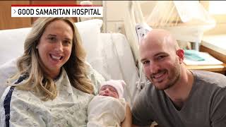 Baby born at local hospital on 2/22/22 at 2:22 p.m.